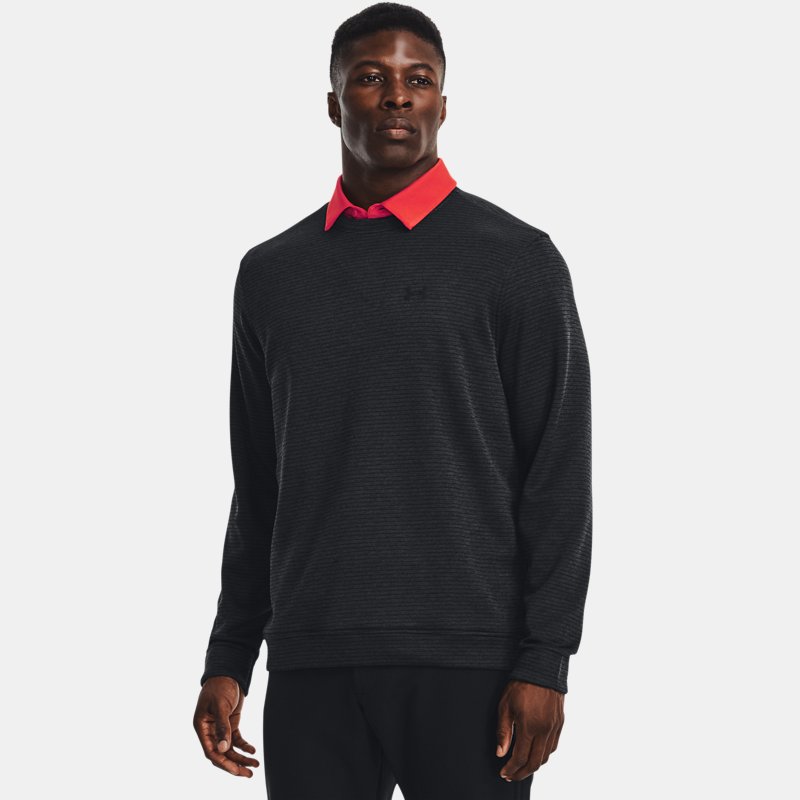 Herenshirt Under Armour Storm SweaterFleece met ronde hals Zwart / Zwart XXL